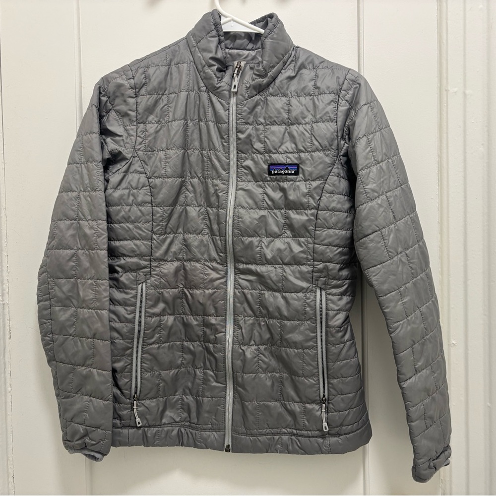 Patagonia Light Gray Nano puff Women's Jacket XS